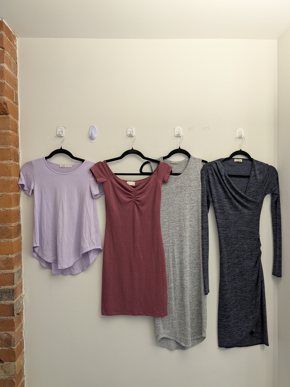 Aritzia Wilfred Free Bundle XXS | 3 Dresses + Shirt | Long Sleeve, Pink, Purple